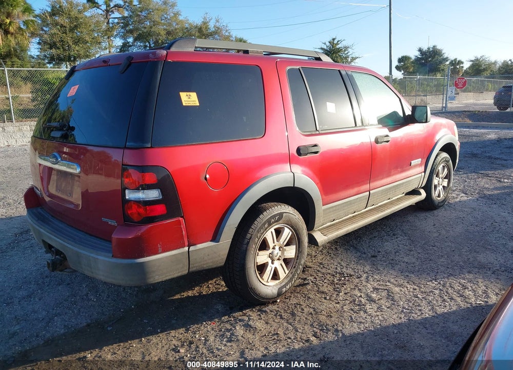 2006 FORD EXPLORER XLT VIN: 1FMEU73E36UB04926