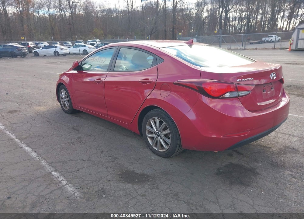 2016 HYUNDAI ELANTRA VIN: KMHDH4AE3GU517884