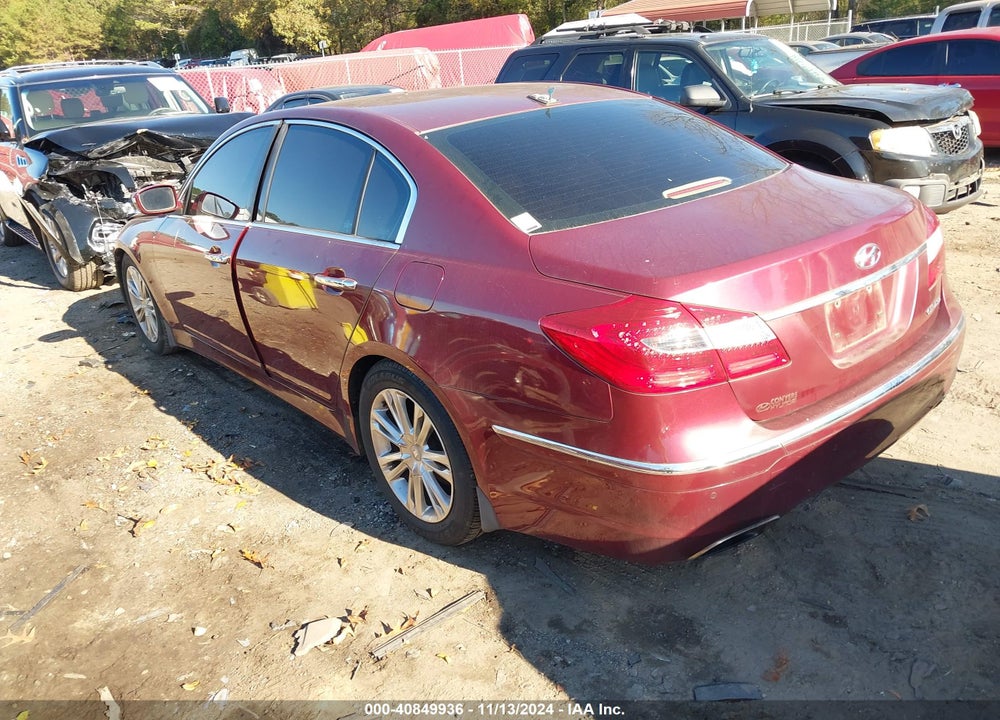 2013 HYUNDAI GENESIS 3.8 VIN: KMHGC4DDXDU221044