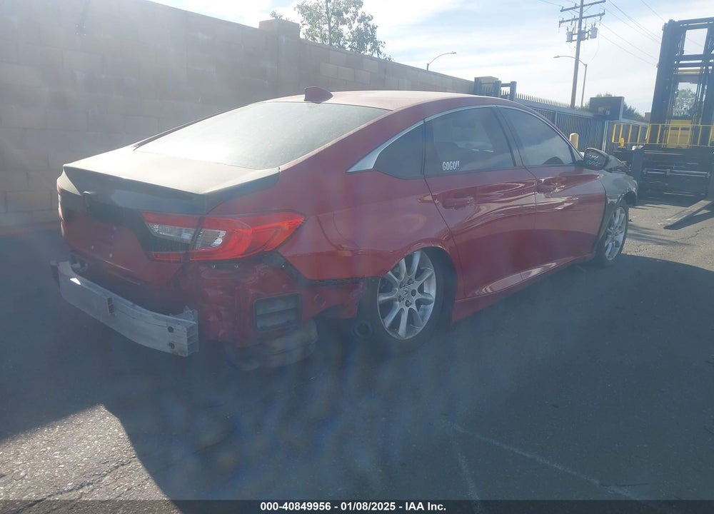 2018 HONDA ACCORD SPORT VIN: 1HGCV1F32JA256529
