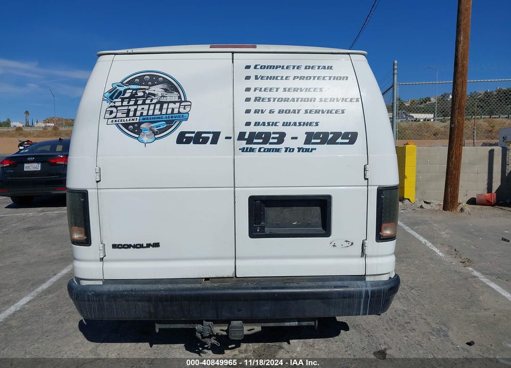 1996 FORD ECONOLINE E150 VAN VIN: 1FTEE14H7THA15498