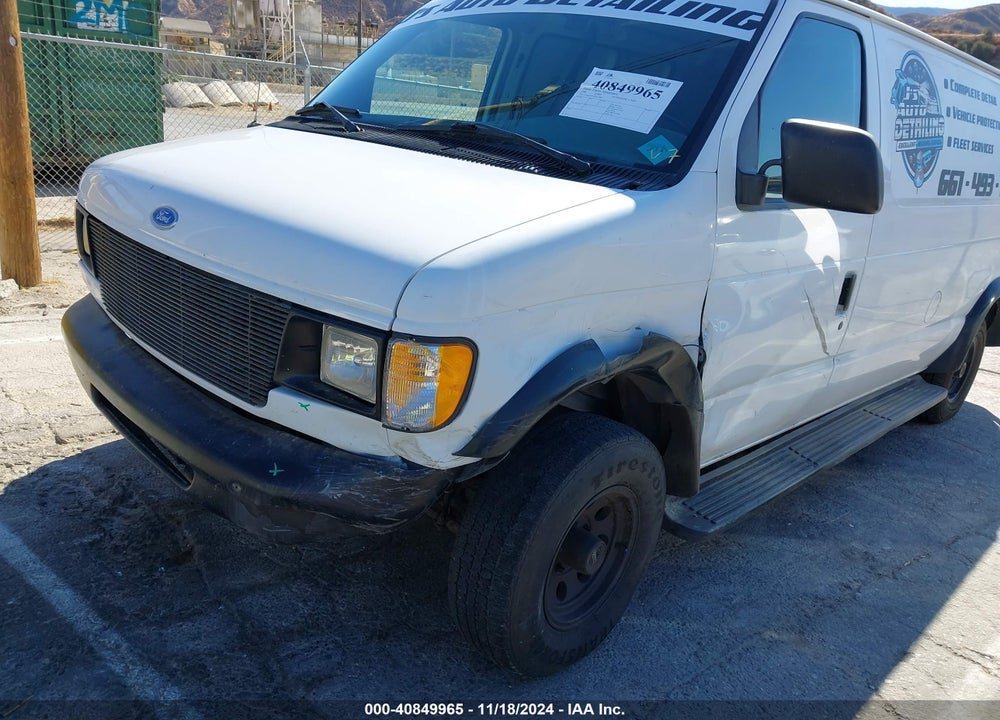 1996 FORD ECONOLINE E150 VAN VIN: 1FTEE14H7THA15498