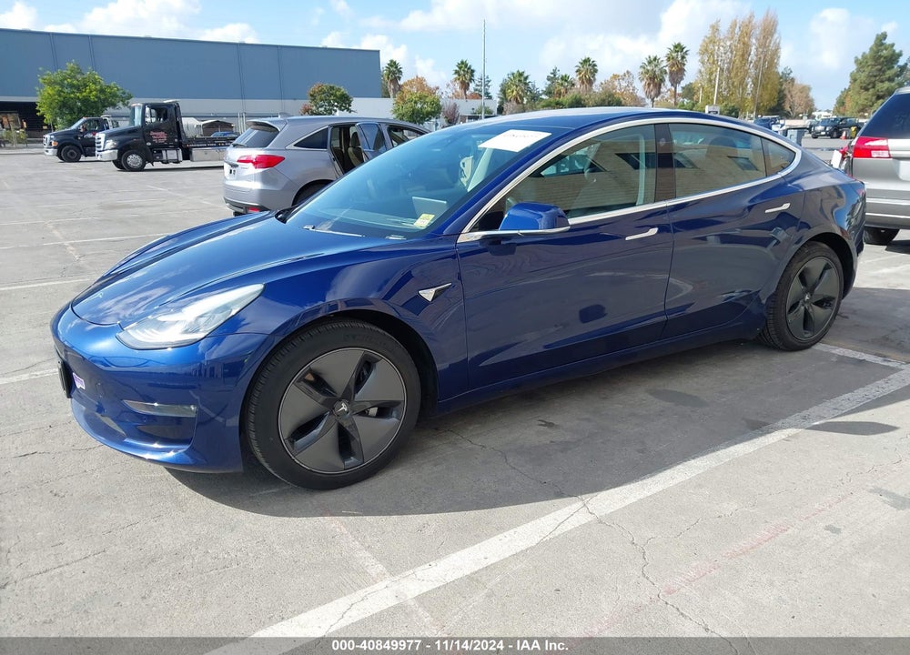 2018 TESLA MODEL 3 LONG RANGE/MID RANGE VIN: 5YJ3E1EA2JF125025