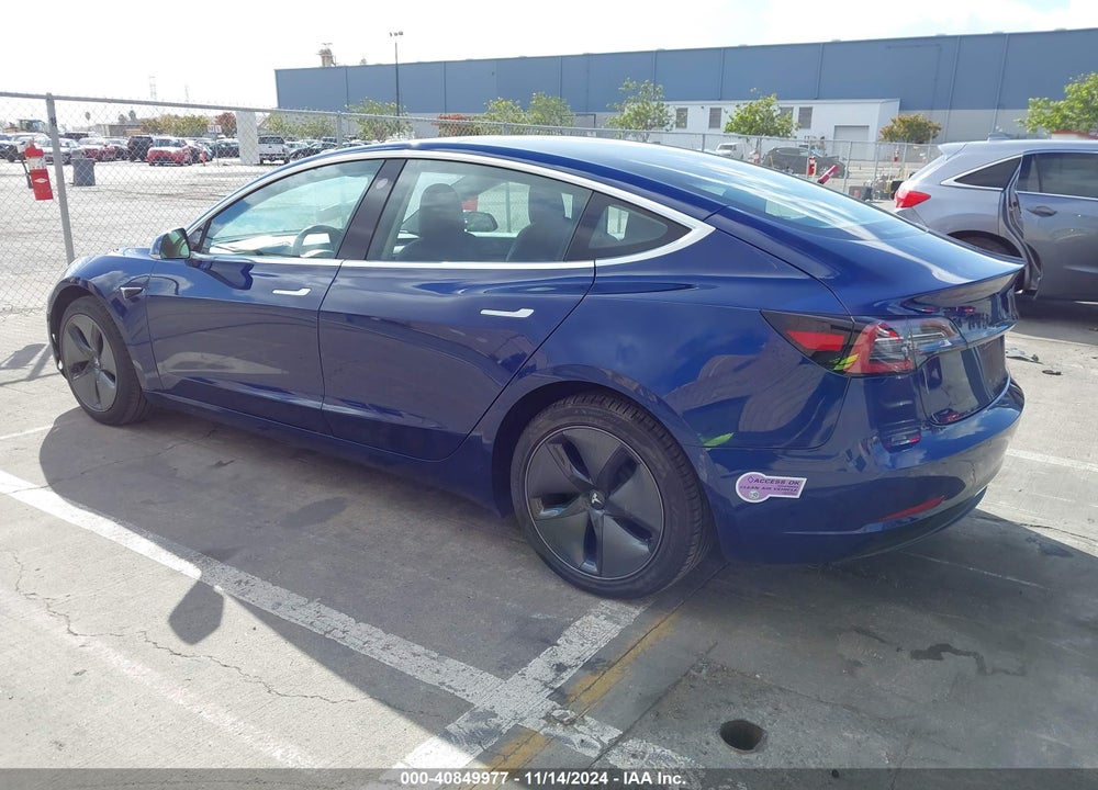 2018 TESLA MODEL 3 LONG RANGE/MID RANGE VIN: 5YJ3E1EA2JF125025