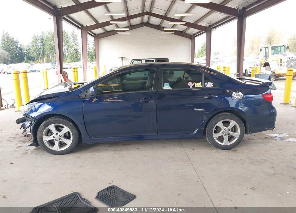 2013 TOYOTA COROLLA S VIN: 2T1BU4EE1DC109250