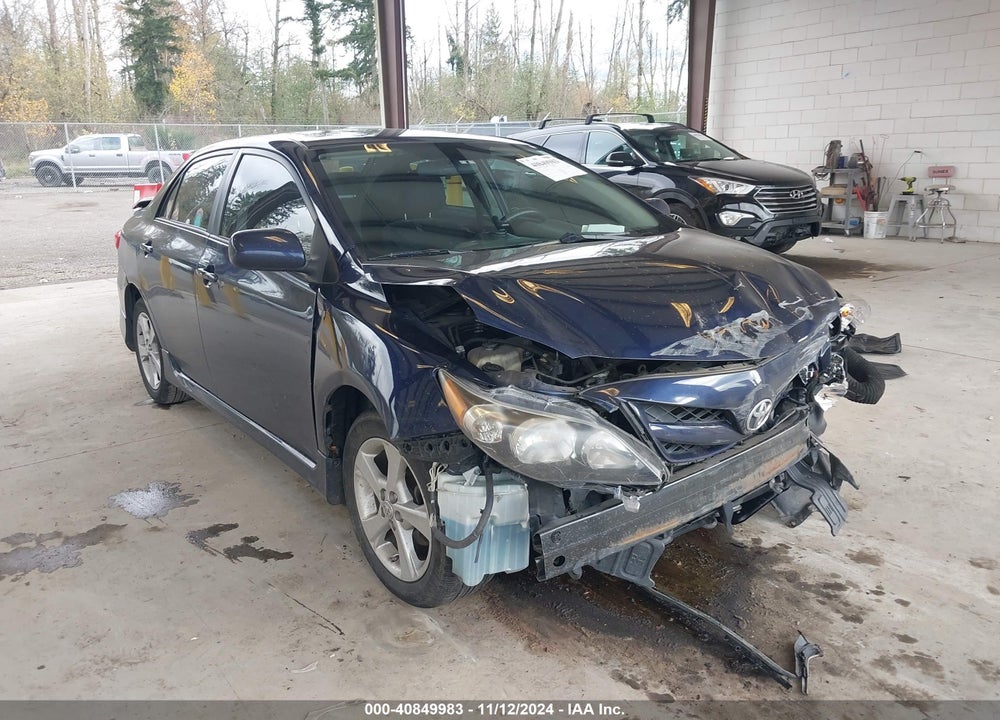 2013 TOYOTA COROLLA S VIN: 2T1BU4EE1DC109250
