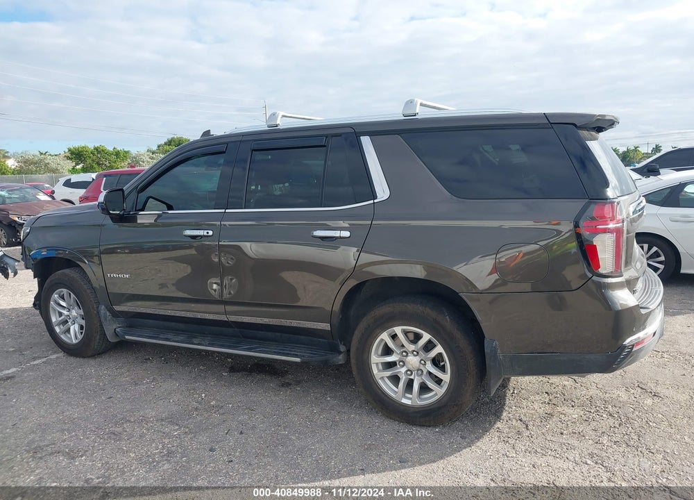 2021 CHEVROLET TAHOE 2WD LT VIN: 1GNSCNKDXMR149909