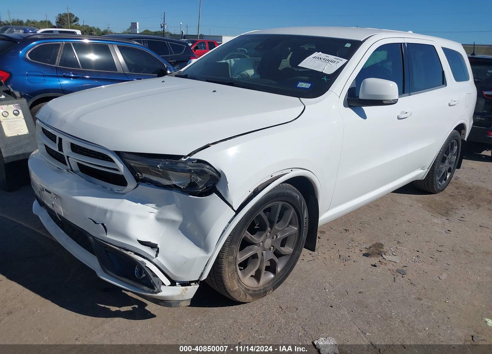2017 DODGE DURANGO R/T RWD VIN: 1C4SDHCT8HC724417