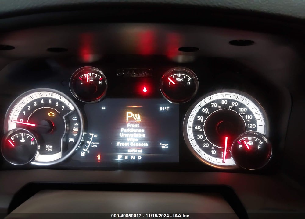 2019 RAM 1500 CLASSIC BIG HORN 4X4 5'7 BOX VIN: 1C6RR7LT8KS518447