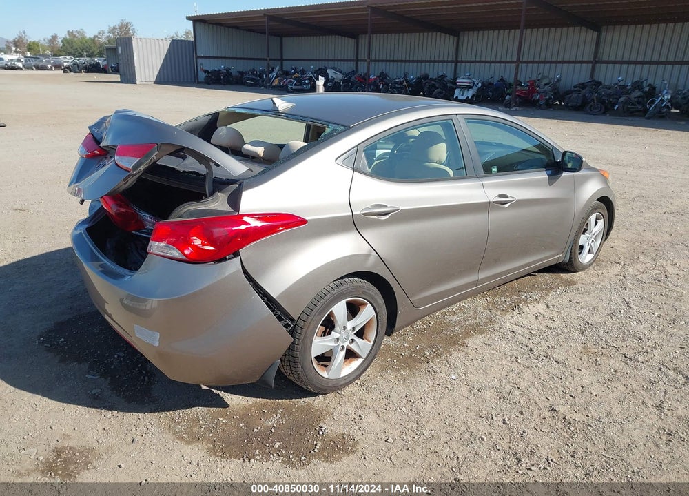 2013 HYUNDAI ELANTRA GLS VIN: 5NPDH4AE9DH298441