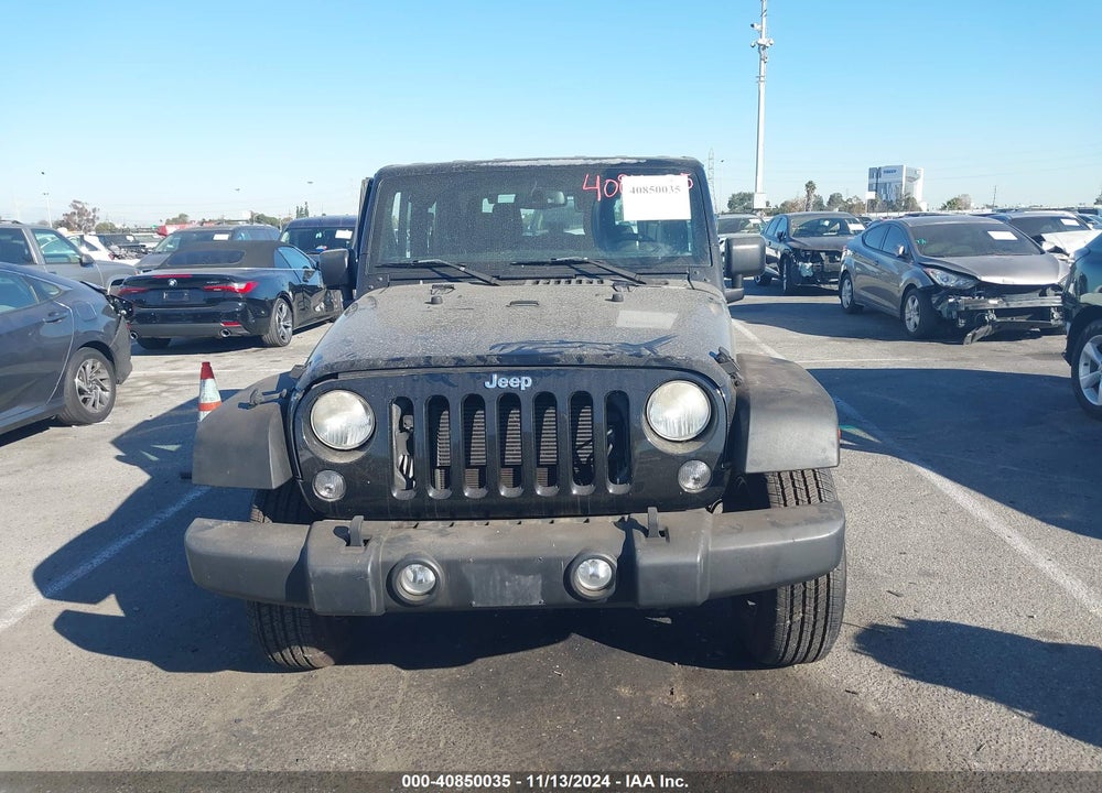 2015 JEEP WRANGLER SPORT VIN: 1C4AJWAG3FL507398
