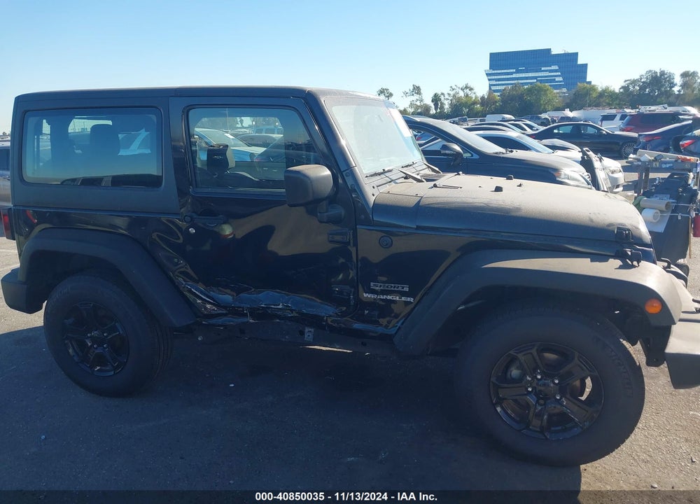 2015 JEEP WRANGLER SPORT VIN: 1C4AJWAG3FL507398