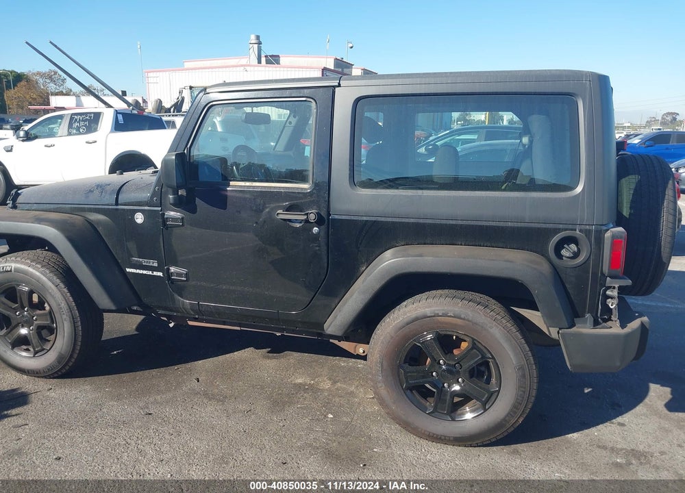 2015 JEEP WRANGLER SPORT VIN: 1C4AJWAG3FL507398