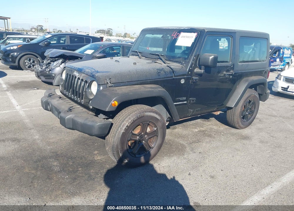 2015 JEEP WRANGLER SPORT VIN: 1C4AJWAG3FL507398