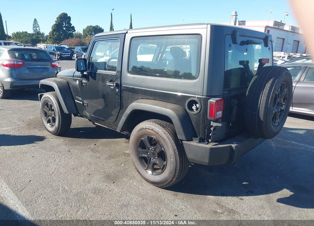 2015 JEEP WRANGLER SPORT VIN: 1C4AJWAG3FL507398