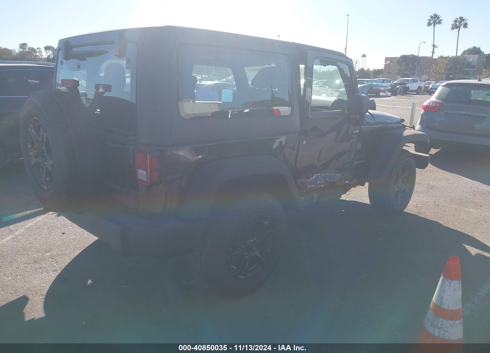 2015 JEEP WRANGLER SPORT VIN: 1C4AJWAG3FL507398