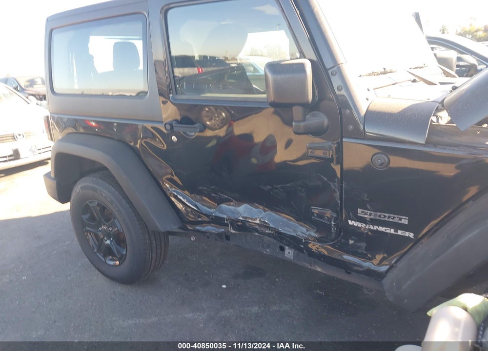 2015 JEEP WRANGLER SPORT VIN: 1C4AJWAG3FL507398