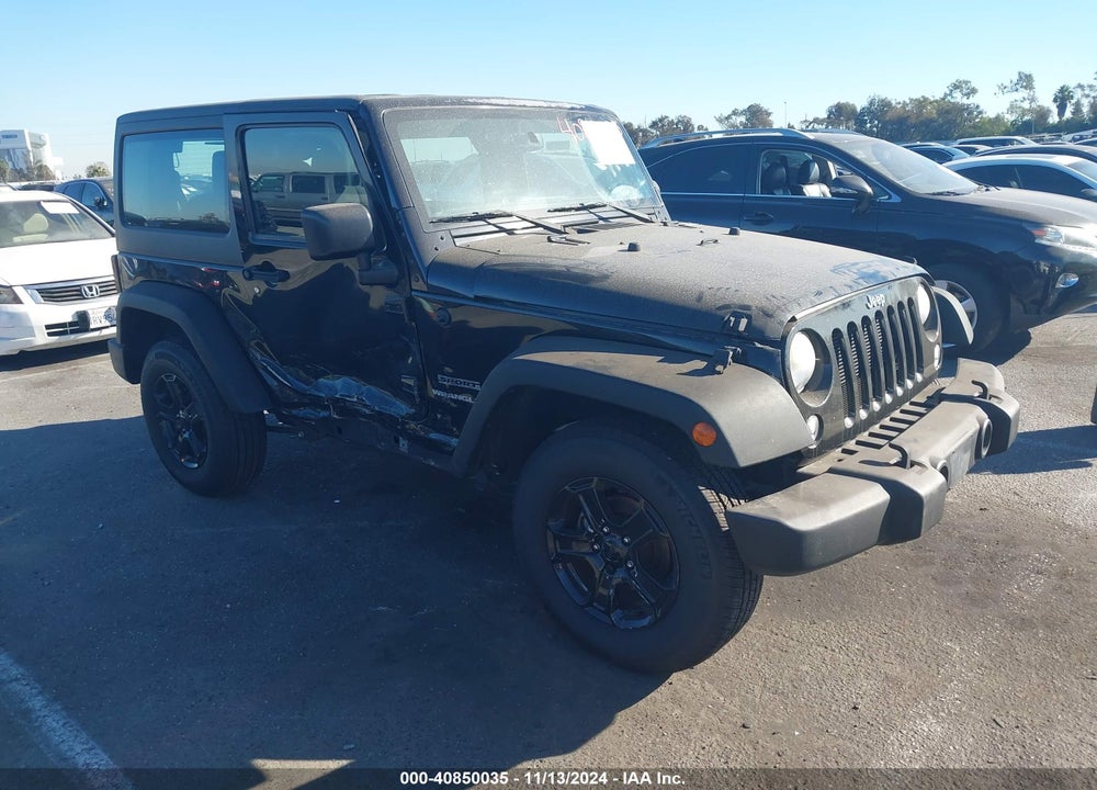 2015 JEEP WRANGLER SPORT VIN: 1C4AJWAG3FL507398