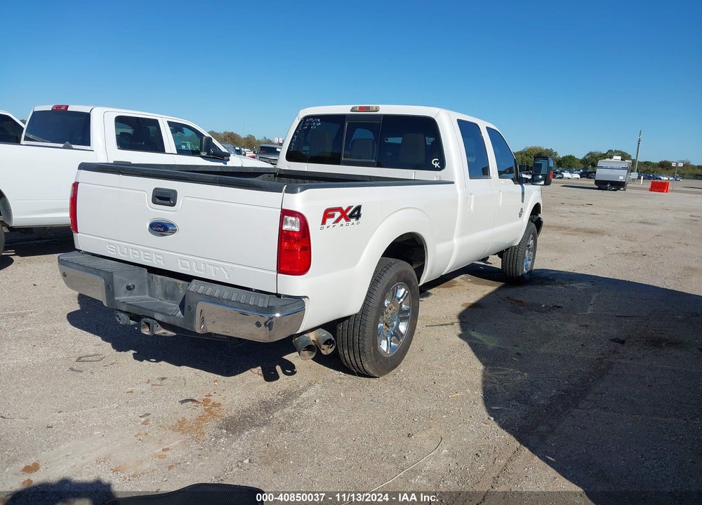 2013 FORD F-250 LARIAT VIN: 1FT7W2BT1DEB33486