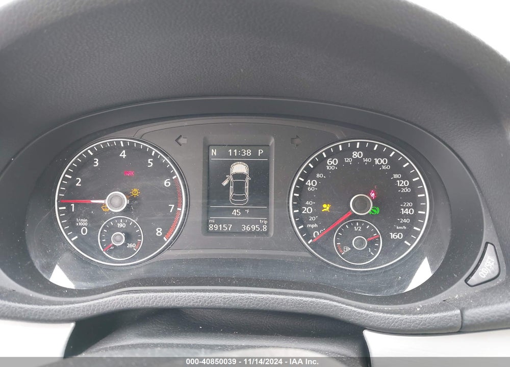 2013 VOLKSWAGEN PASSAT 2.5L SE VIN: 1VWBP7A37DC112141