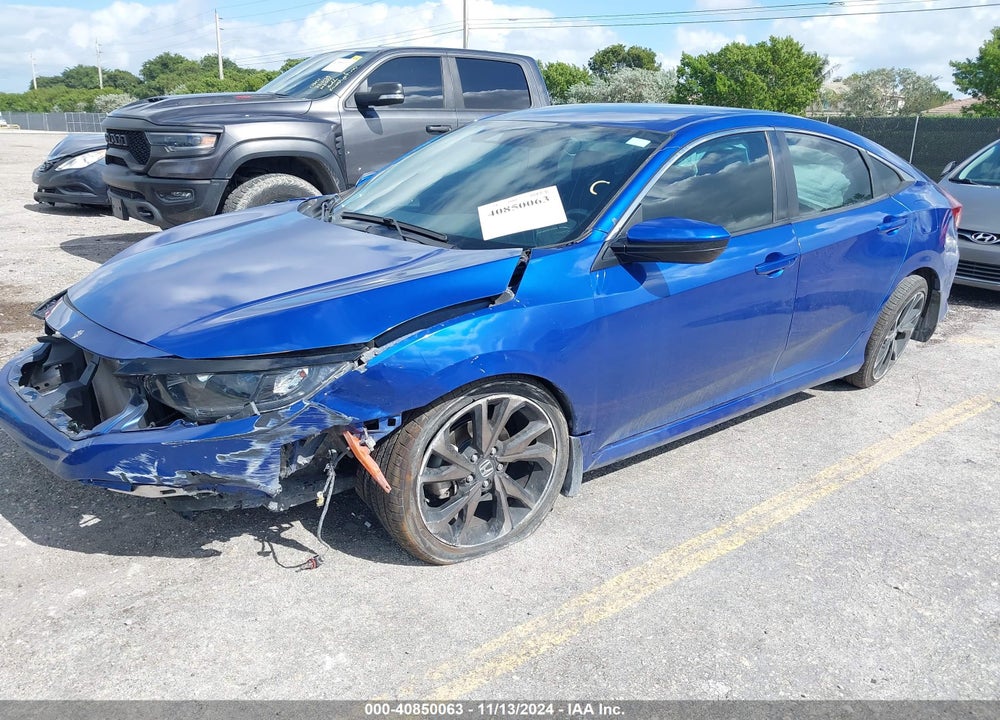 2020 HONDA CIVIC SPORT VIN: 2HGFC2F8XLH582216