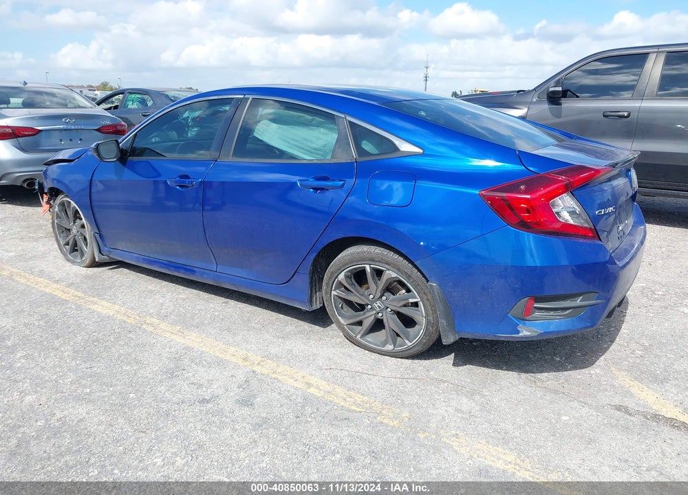 2020 HONDA CIVIC SPORT VIN: 2HGFC2F8XLH582216