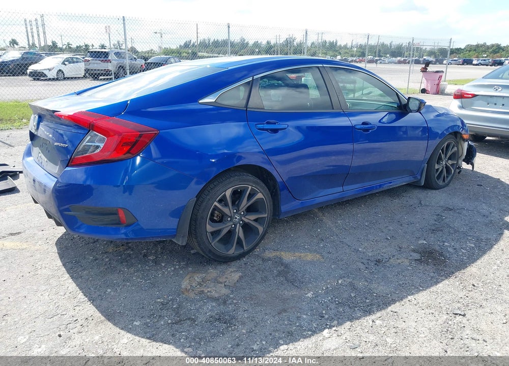 2020 HONDA CIVIC SPORT VIN: 2HGFC2F8XLH582216