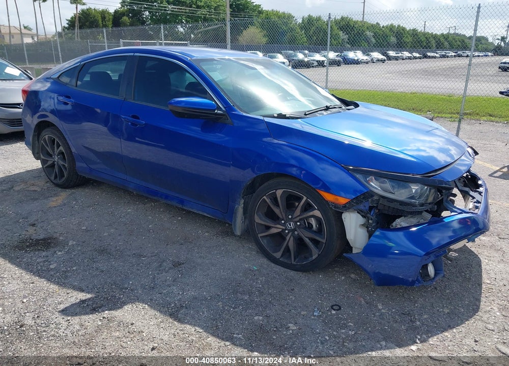2020 HONDA CIVIC SPORT VIN: 2HGFC2F8XLH582216