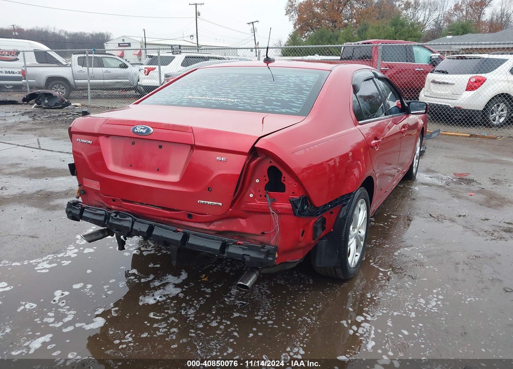 2011 FORD FUSION SE VIN: 3FAHP0HG0BR233577
