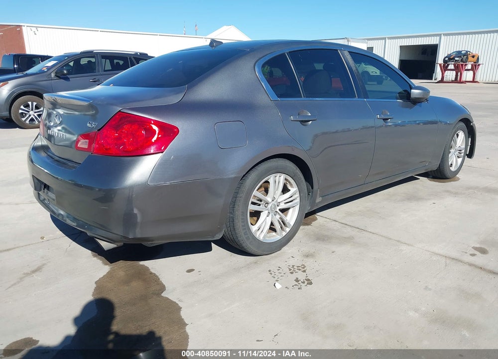 2012 INFINITI G37 JOURNEY VIN: JN1CV6AP7CM624309
