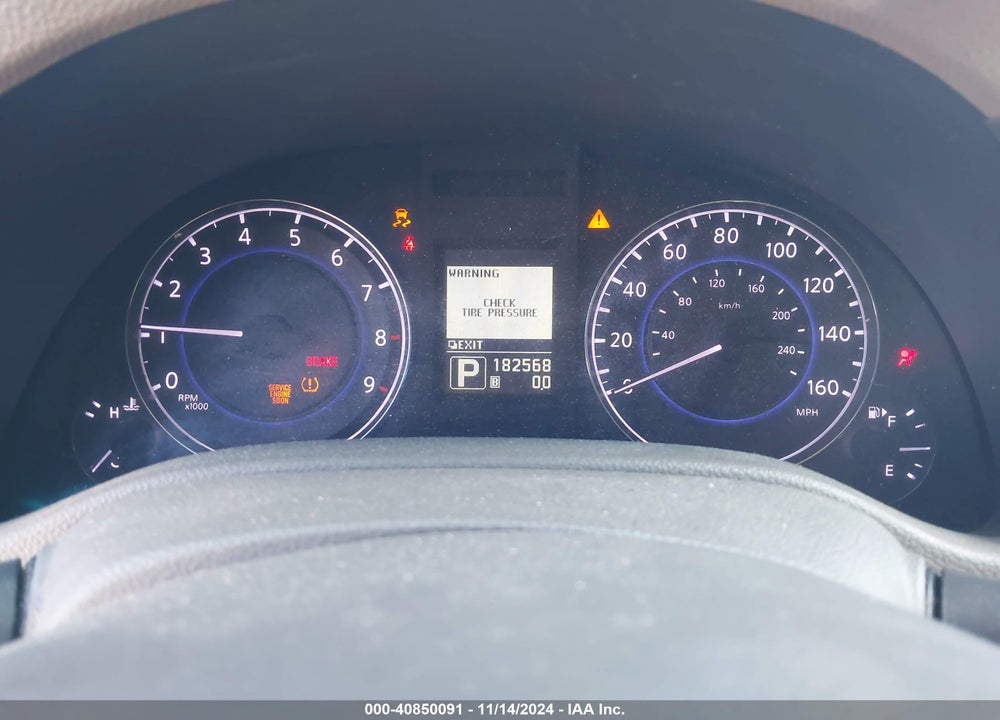 2012 INFINITI G37 JOURNEY VIN: JN1CV6AP7CM624309