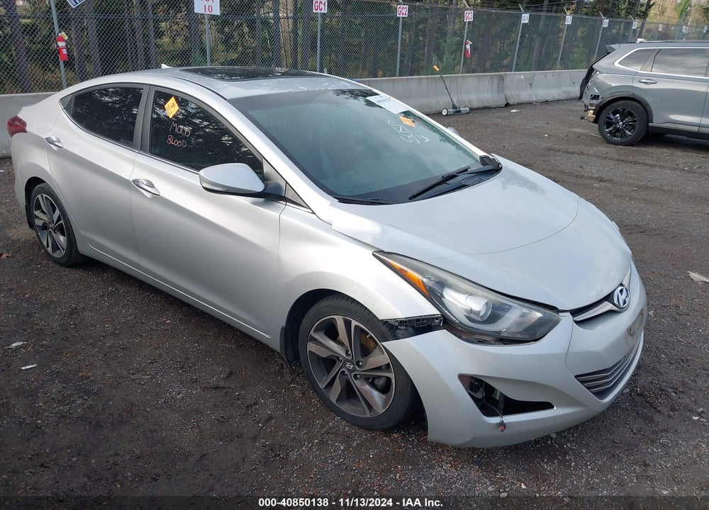 2016 HYUNDAI ELANTRA LIMITED VIN: 5NPDH4AE9GH668713