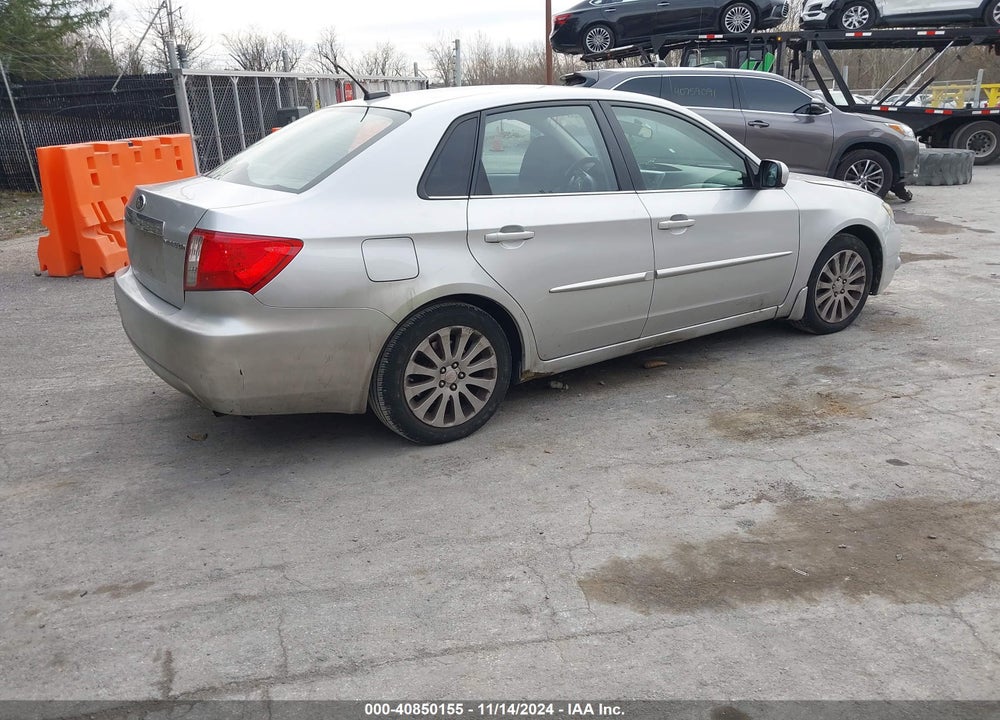 2008 SUBARU IMPREZA 2.5I VIN: JF1GE61668H509938
