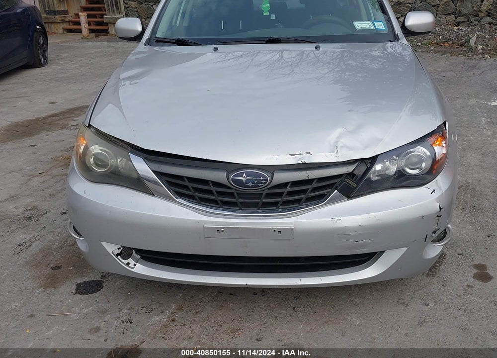 2008 SUBARU IMPREZA 2.5I VIN: JF1GE61668H509938