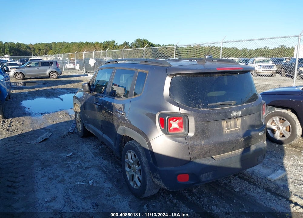2017 JEEP RENEGADE LATITUDE FWD VIN: ZACCJABB6HPG42596