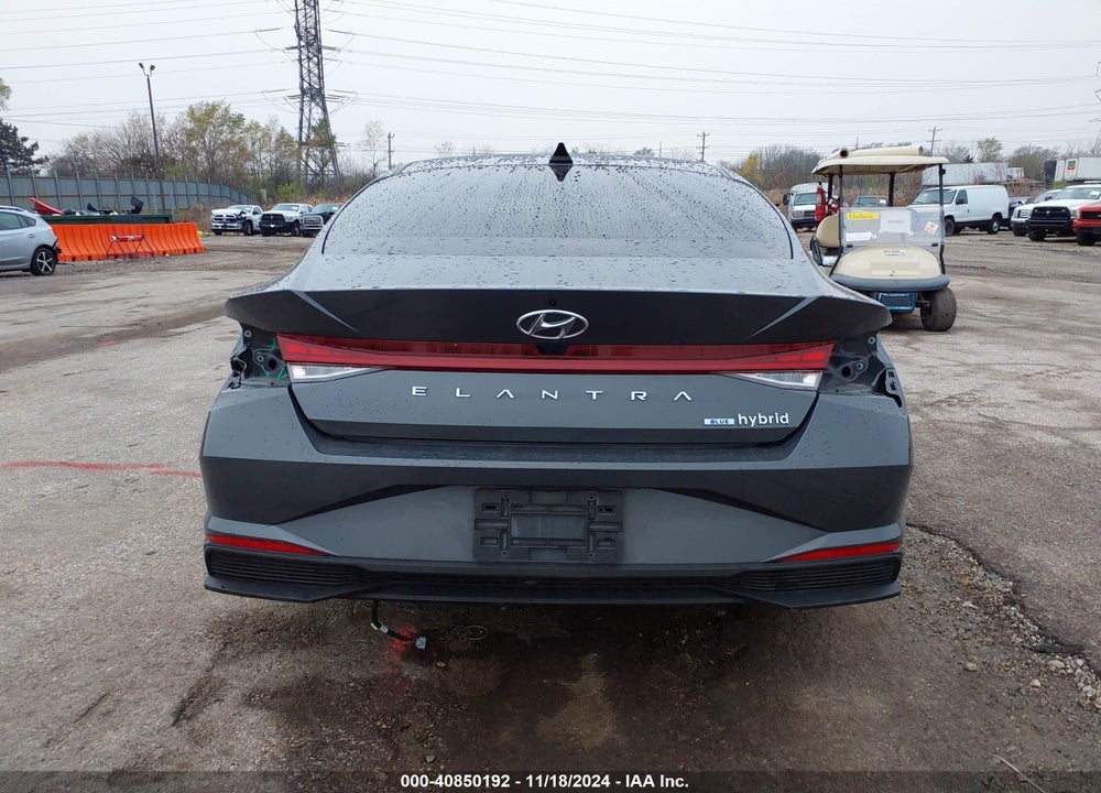 2023 HYUNDAI ELANTRA HYBRID BLUE VIN: KMHLM4AJ3PU082806