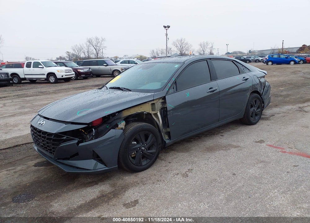2023 HYUNDAI ELANTRA HYBRID BLUE VIN: KMHLM4AJ3PU082806