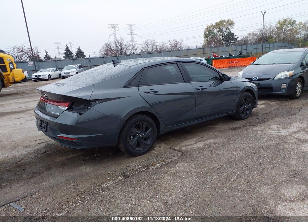 2023 HYUNDAI ELANTRA HYBRID BLUE VIN: KMHLM4AJ3PU082806