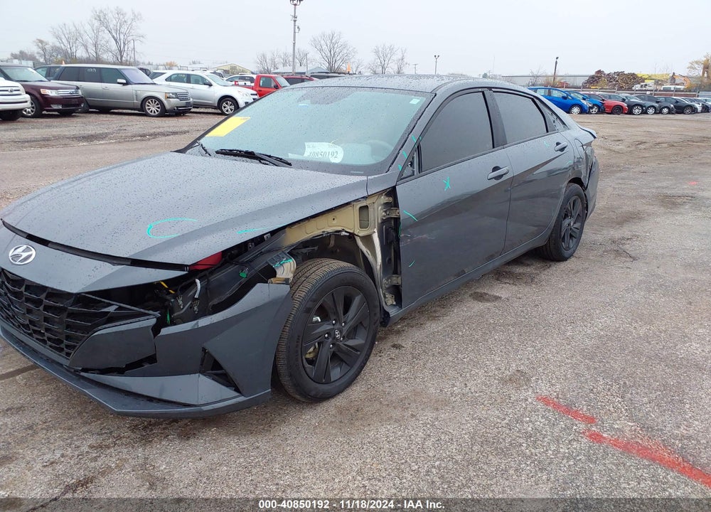 2023 HYUNDAI ELANTRA HYBRID BLUE VIN: KMHLM4AJ3PU082806
