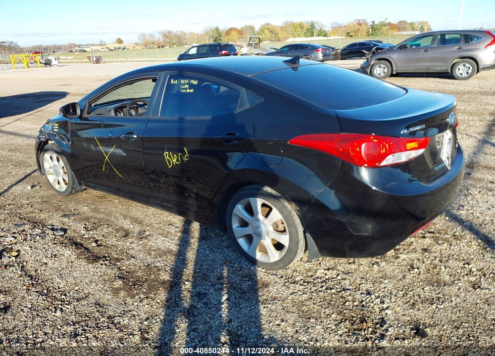 2012 HYUNDAI ELANTRA LIMITED (ULSAN PLANT) VIN: KMHDH4AEXCU253721