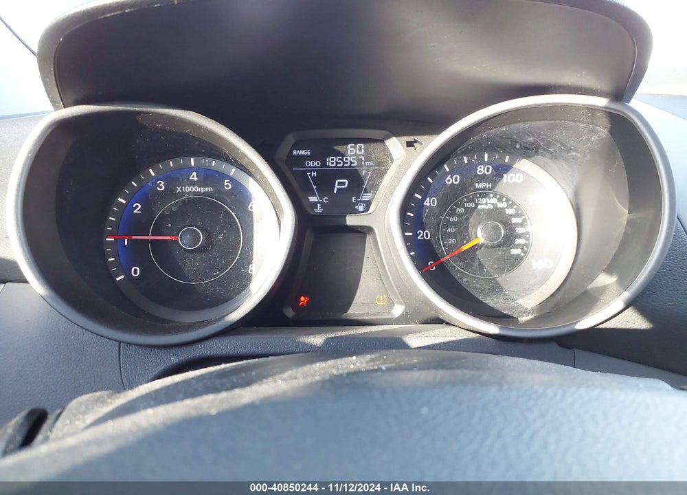 2012 HYUNDAI ELANTRA LIMITED (ULSAN PLANT) VIN: KMHDH4AEXCU253721