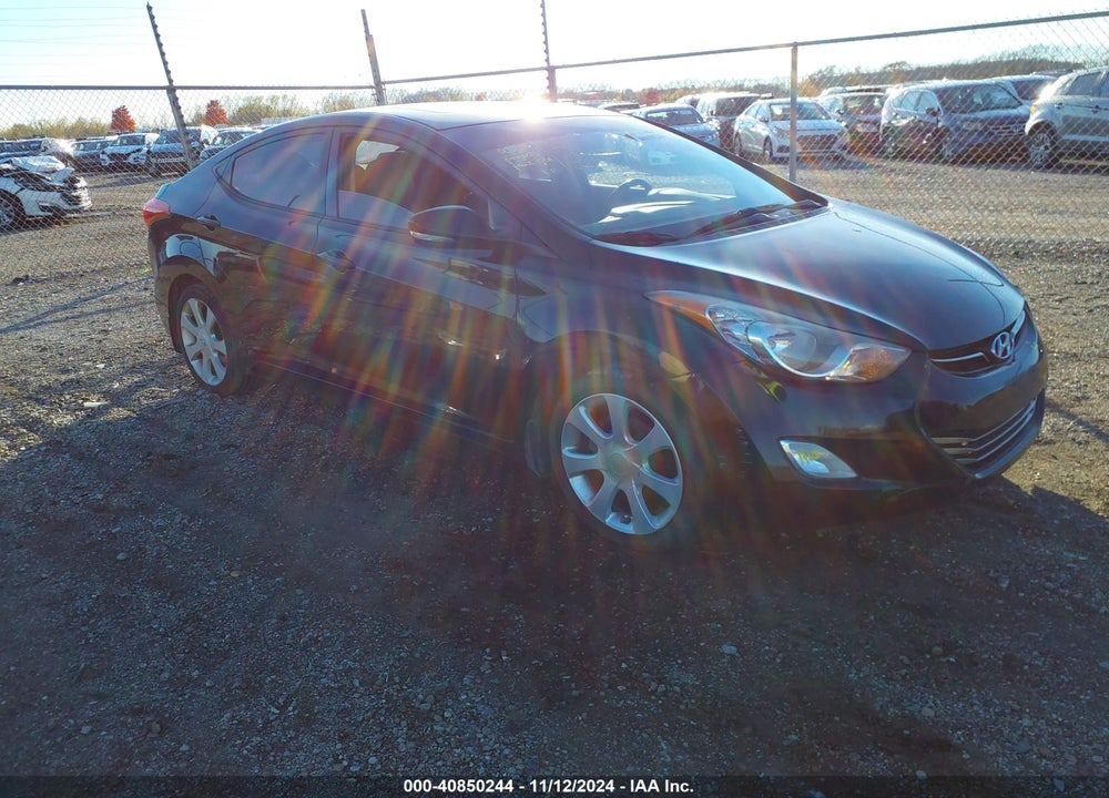 2012 HYUNDAI ELANTRA LIMITED (ULSAN PLANT) VIN: KMHDH4AEXCU253721