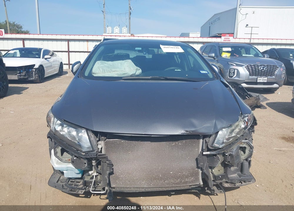 2013 HONDA CIVIC LX VIN: 19XFB2F57DE251596