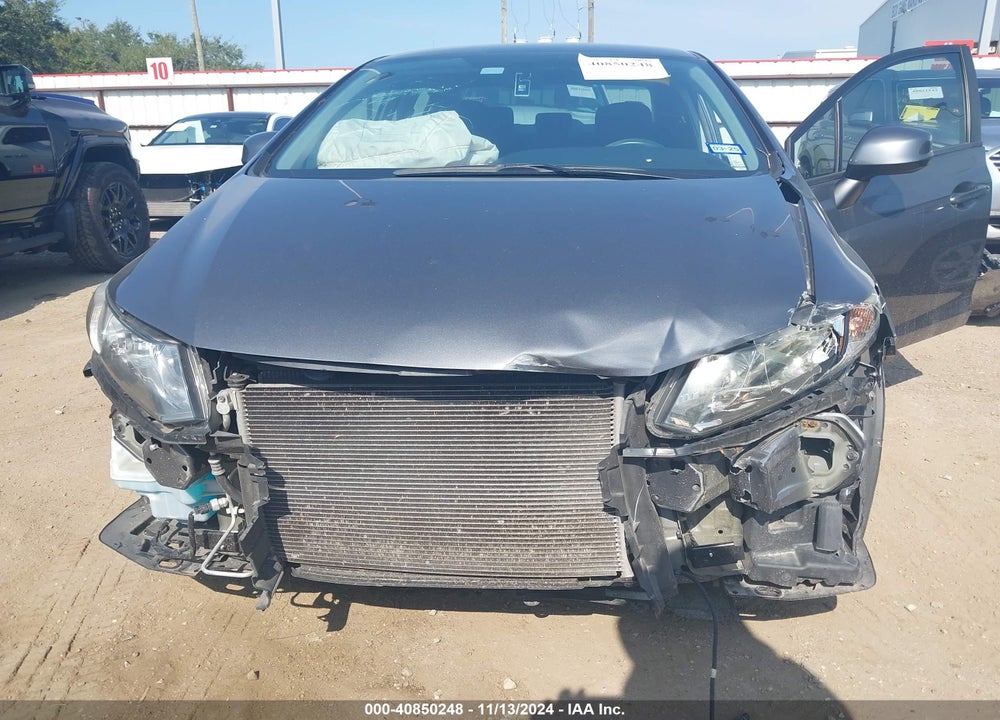 2013 HONDA CIVIC LX VIN: 19XFB2F57DE251596