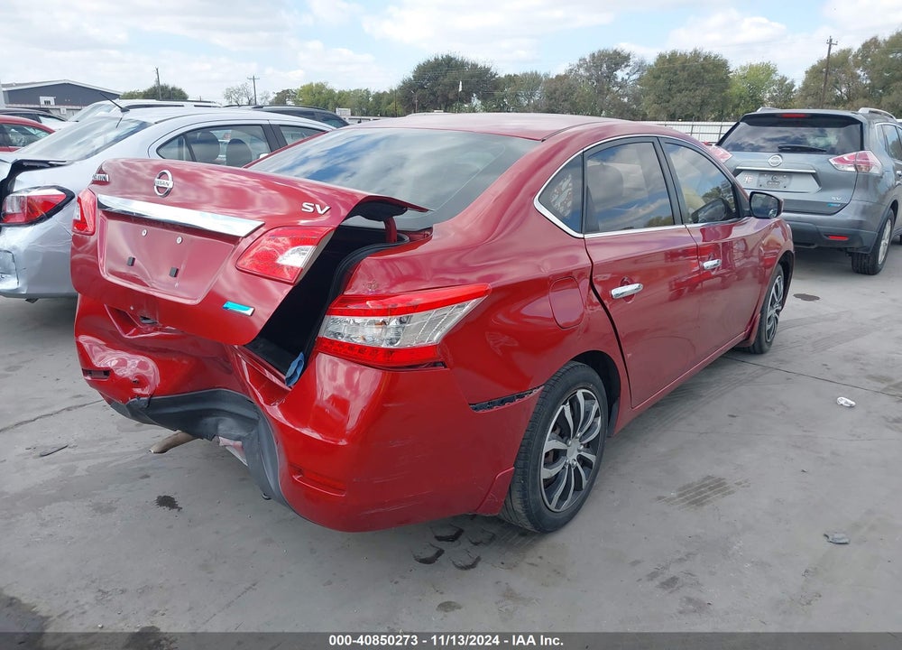 2013 NISSAN SENTRA SV VIN: 3N1AB7AP3DL703932