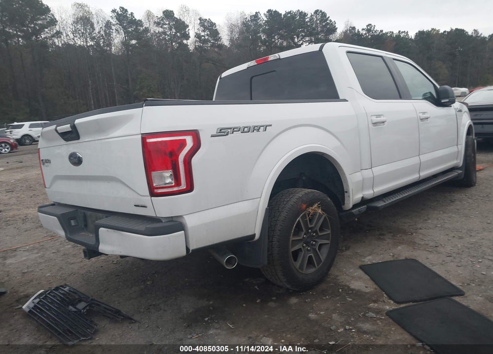 2016 FORD F-150 XLT VIN: 1FTEW1CF6GFA67042