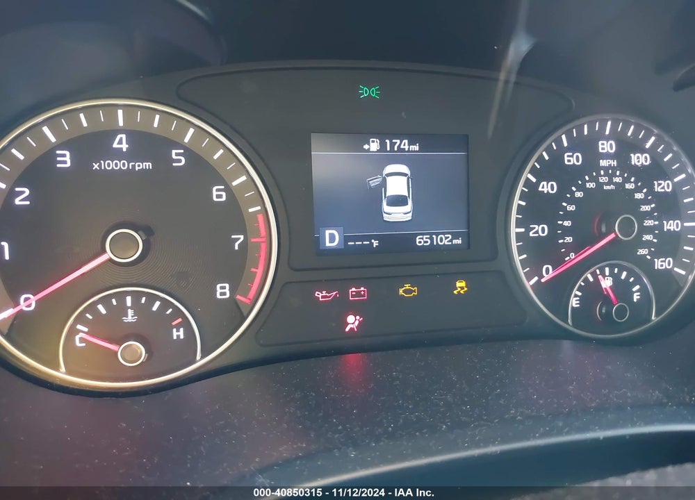 2019 KIA OPTIMA LX VIN: 5XXGT4L30KG378274