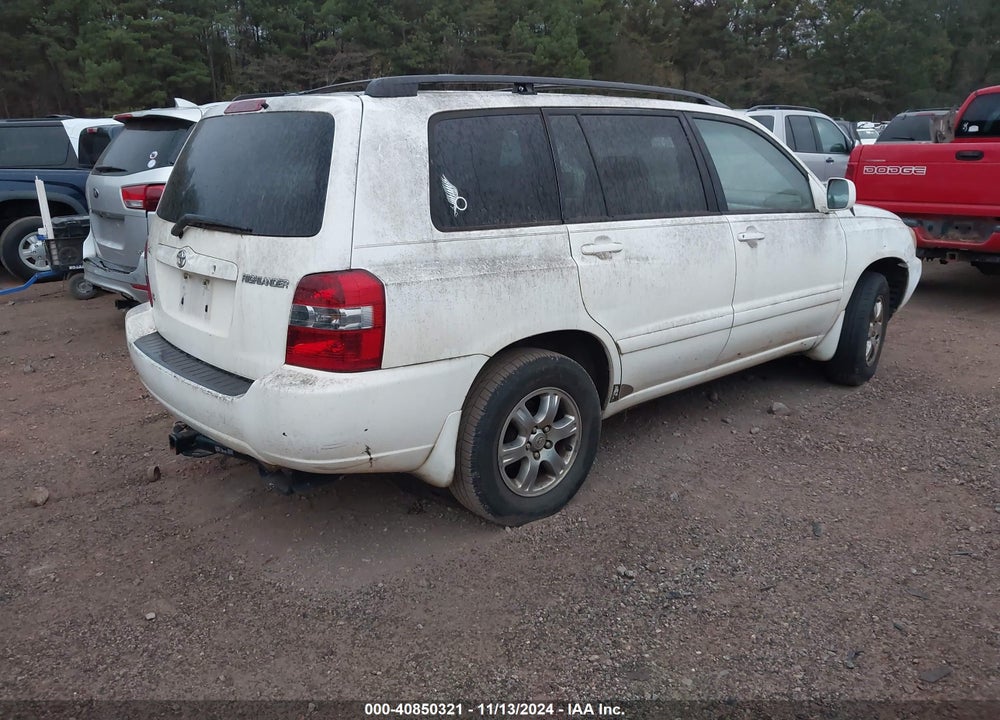 2006 TOYOTA HIGHLANDER V6 VIN: JTEDP21A060105173