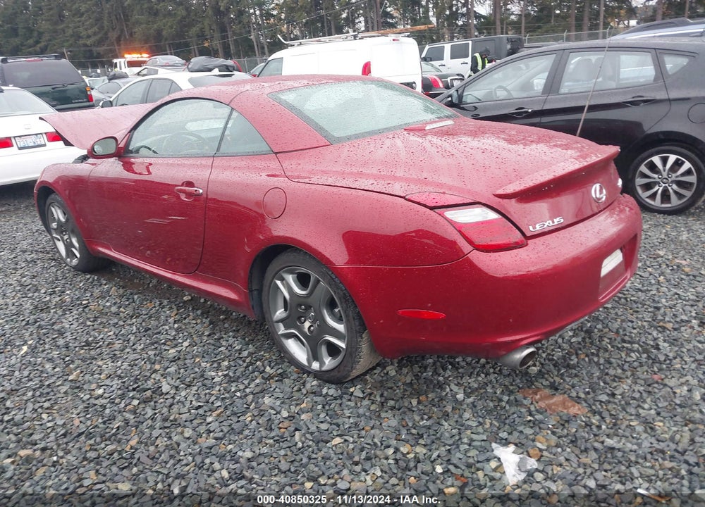 2007 LEXUS SC 430 VIN: JTHFN45Y579014935