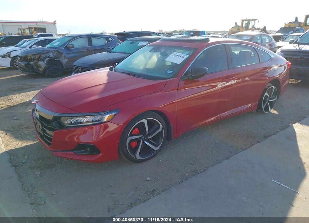 2021 HONDA ACCORD SPORT 2.0T VIN: 1HGCV2F37MA028942